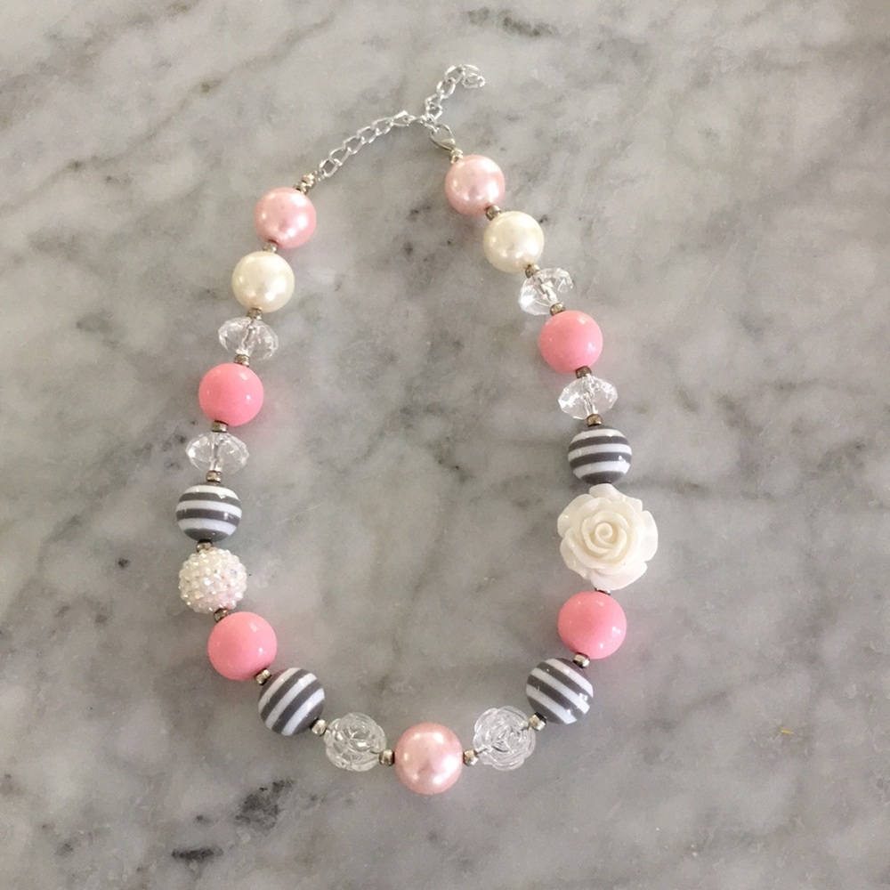 Bubblegum Bead Necklace
